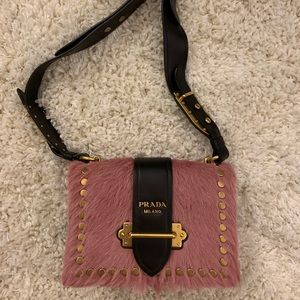 fur prada bag